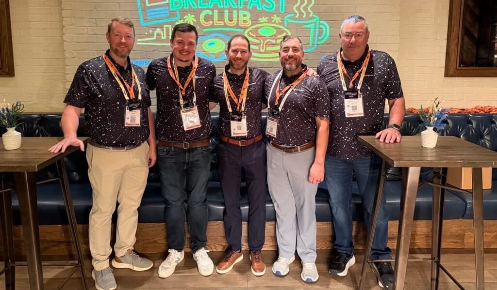 BadgePass team at The Badges and Breakfast Club event