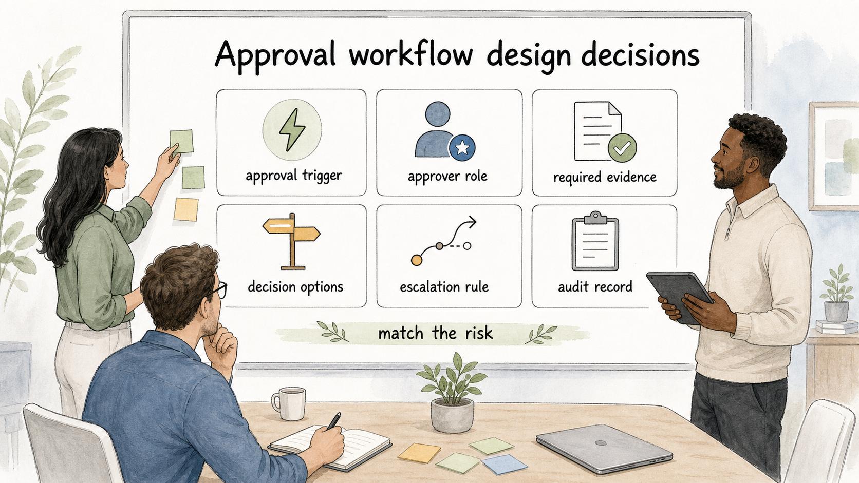The best approval workflow is the lightest one that still protects the decision.