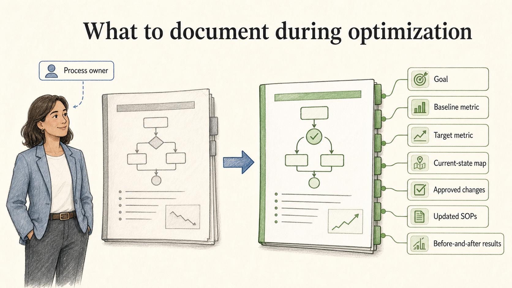 Documentation keeps the optimized workflow from becoming a temporary workaround or an informal rumor.