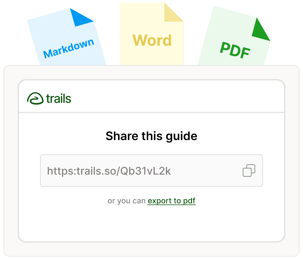 Step 3: Share anywhere