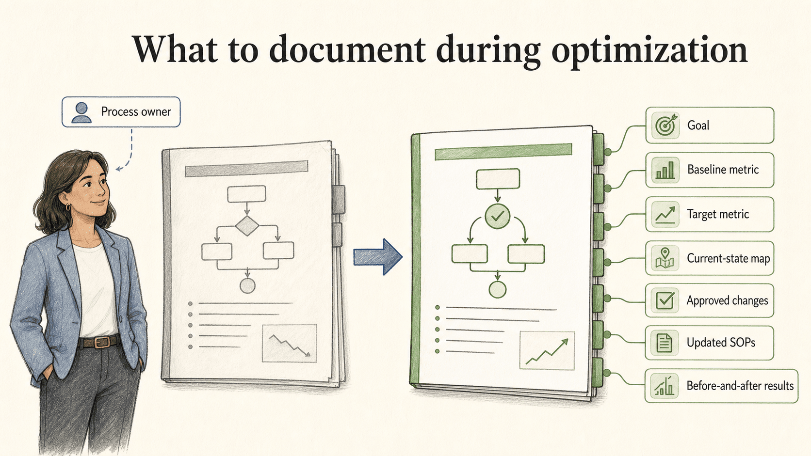 Documentation keeps the optimized workflow from becoming a temporary workaround or an informal rumor.