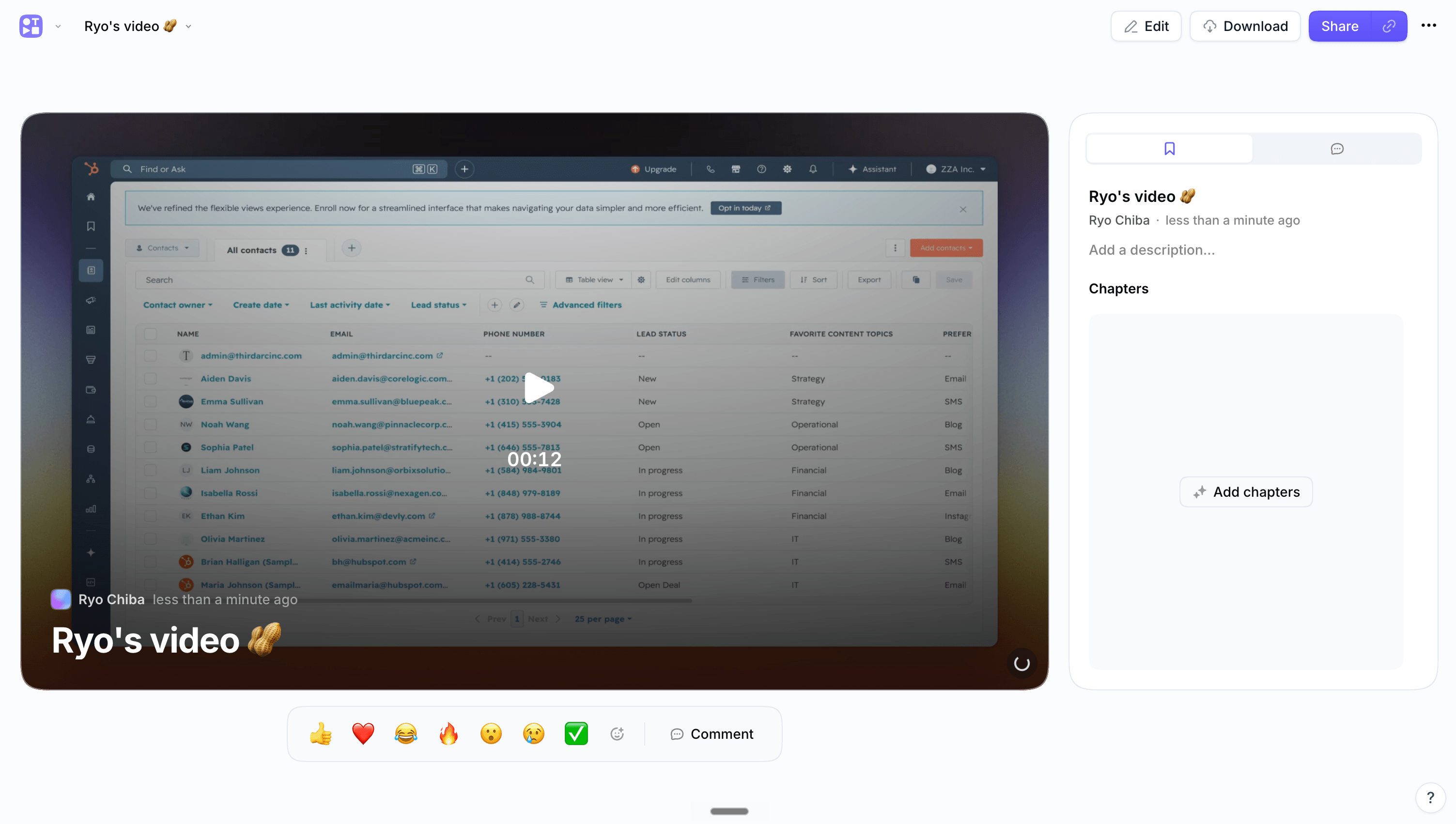 Tella's video interface is built for hosted, styled videos rather than step-by-step process documentation.
